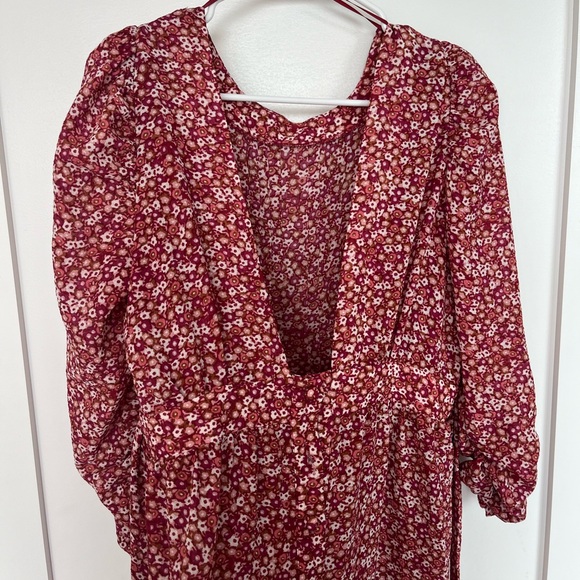 BLUE RAIN Floral Midi Dress - Picture 2 of 4